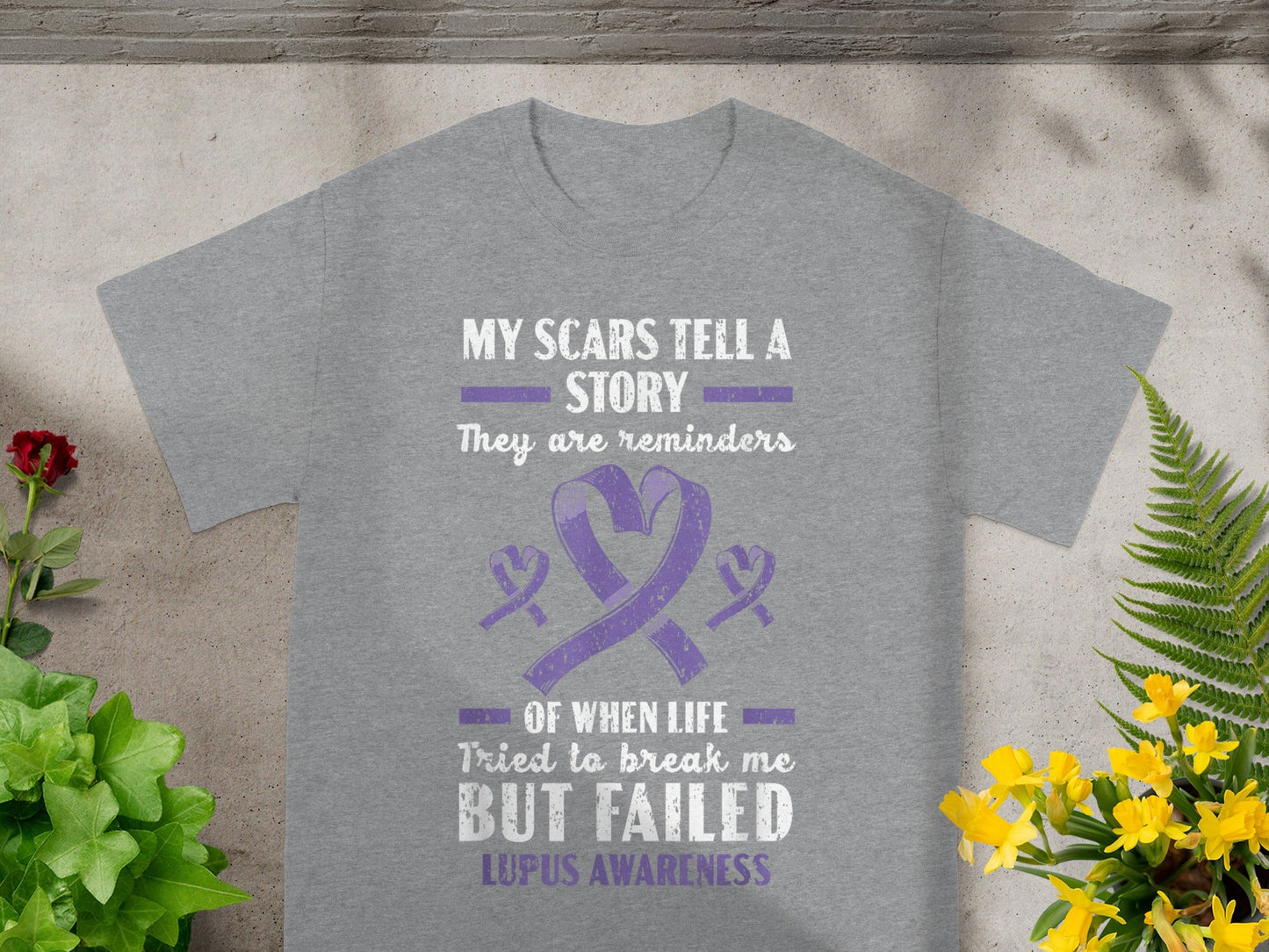 My Scars Tell A Story They Are Reminders Lupus Awareness Shirt