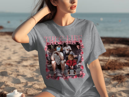Thug Life Graphic Tee with Unique Artwork