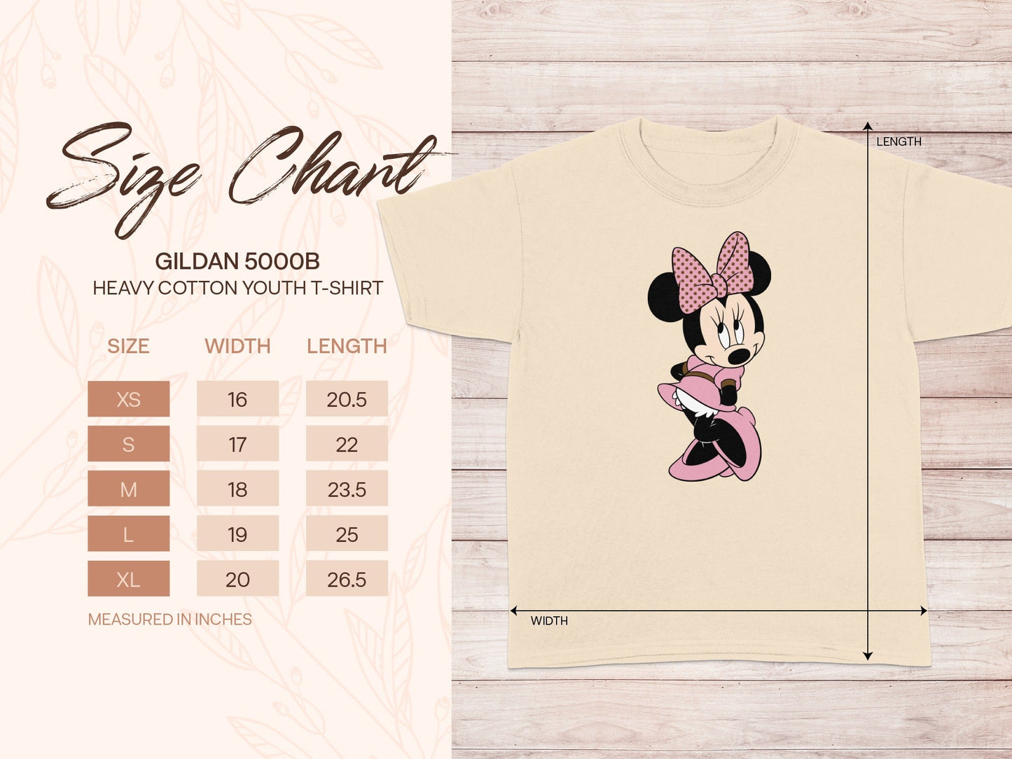 GILDAN 5000B Minnie Mouse Youth T-Shirt product type
