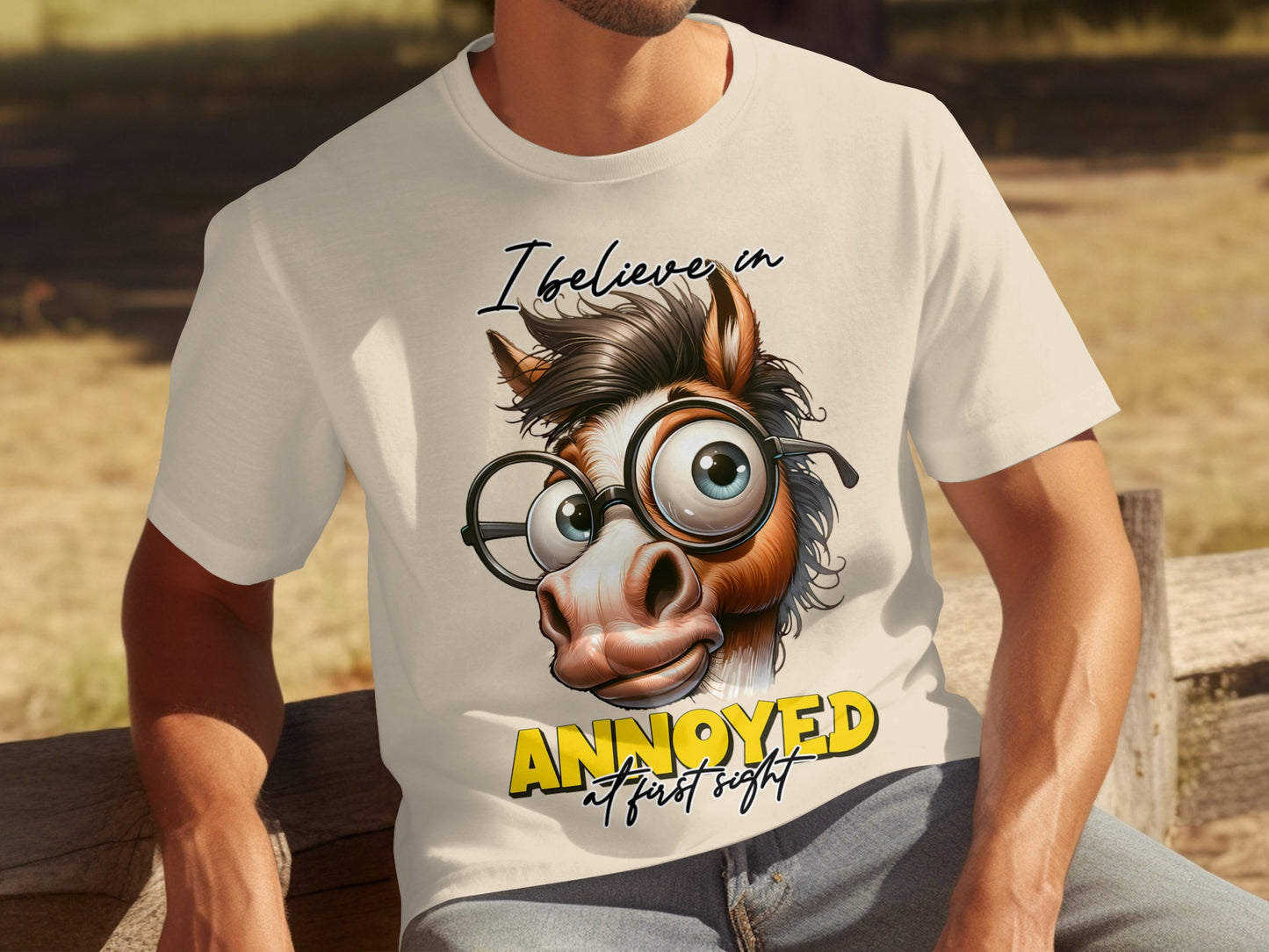 I Believe In Annoyed At First Sight Funny T-Shirt