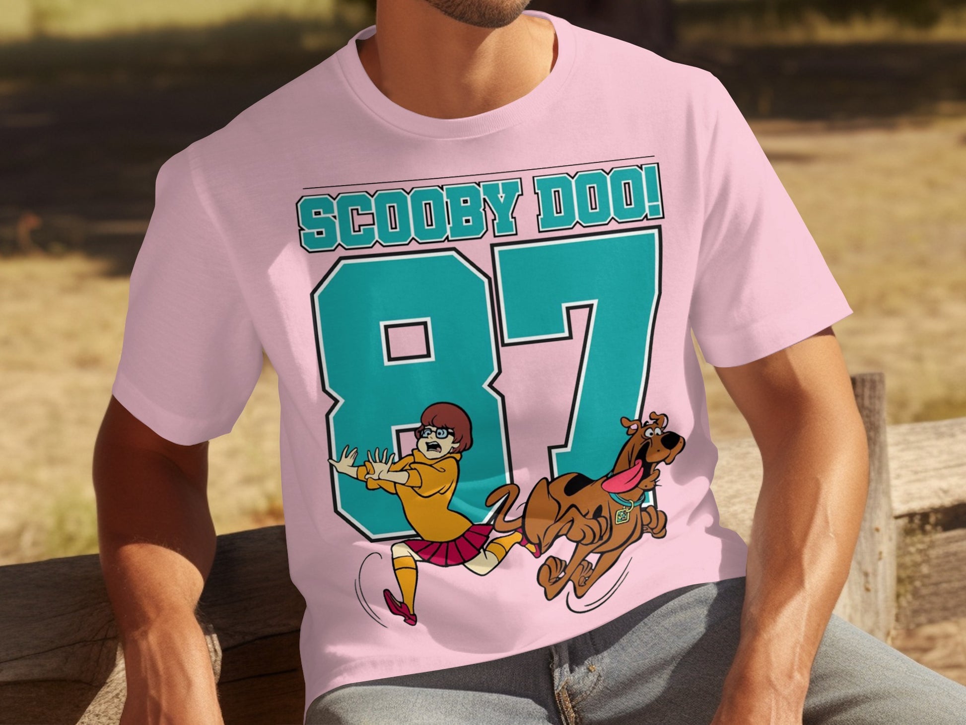 Scooby Doo 87 Graphic T-Shirt Featuring Velma & Scooby