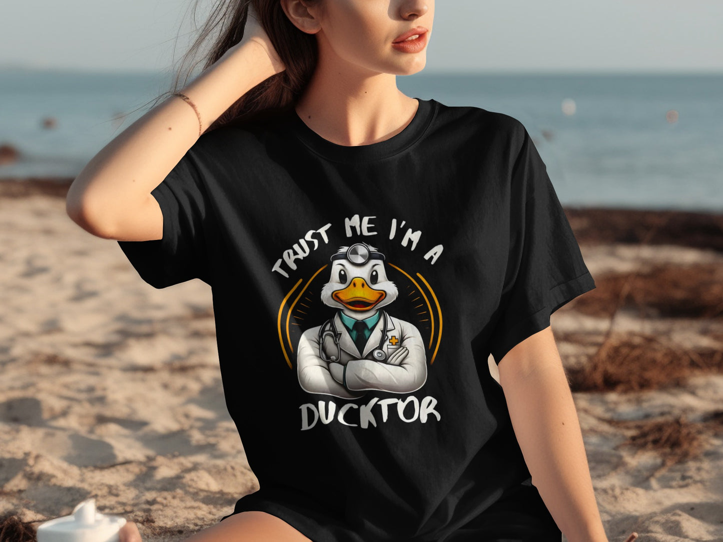 Trust Me I'm A Ducktor Funny Graphic T-Shirt