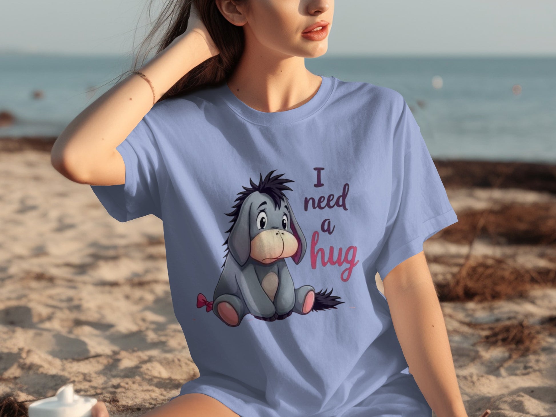 I Need A Hug Eeyore Design Perfect Gift T-Shirt