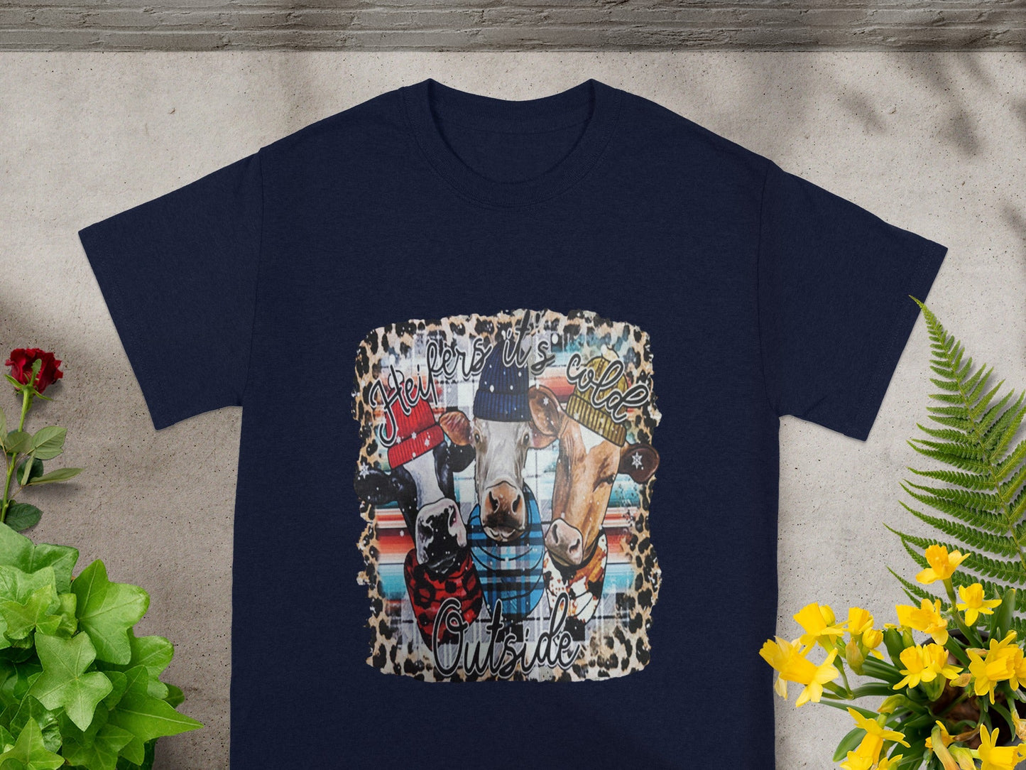 Heifer It's Cold Outside Cows Graphic Tee Shirt