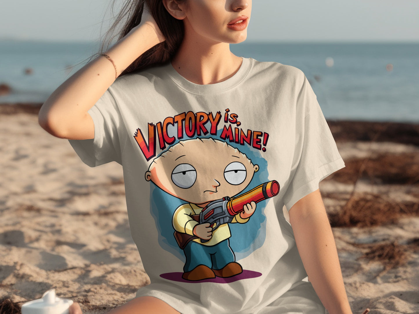 Victory Is Mine Graphic T-shirt for Casual Wear