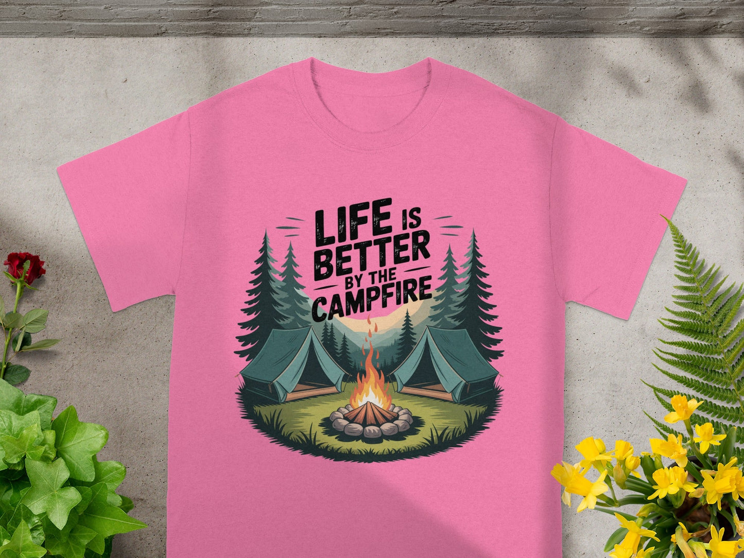 Life Is Better By The Campfire Graphic T-shirt