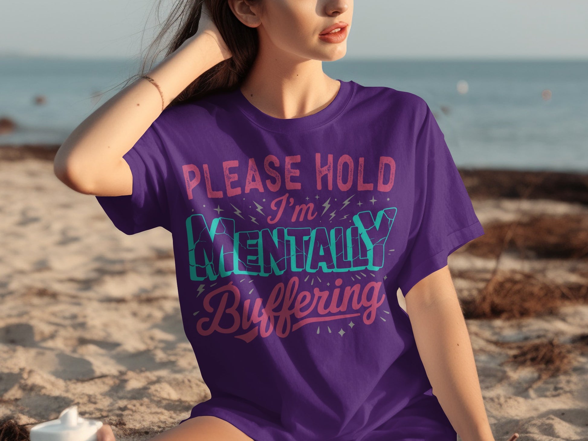 Please Hold I'm Mentally Buffering T-shirt