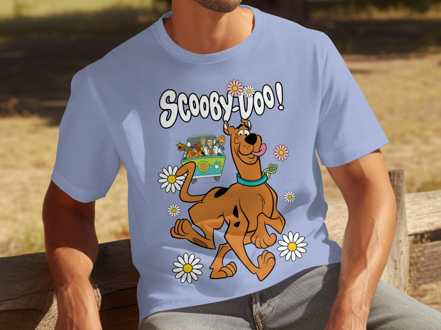 Scooby-Doo Graphic Tee with Fun Cartoon Characters
