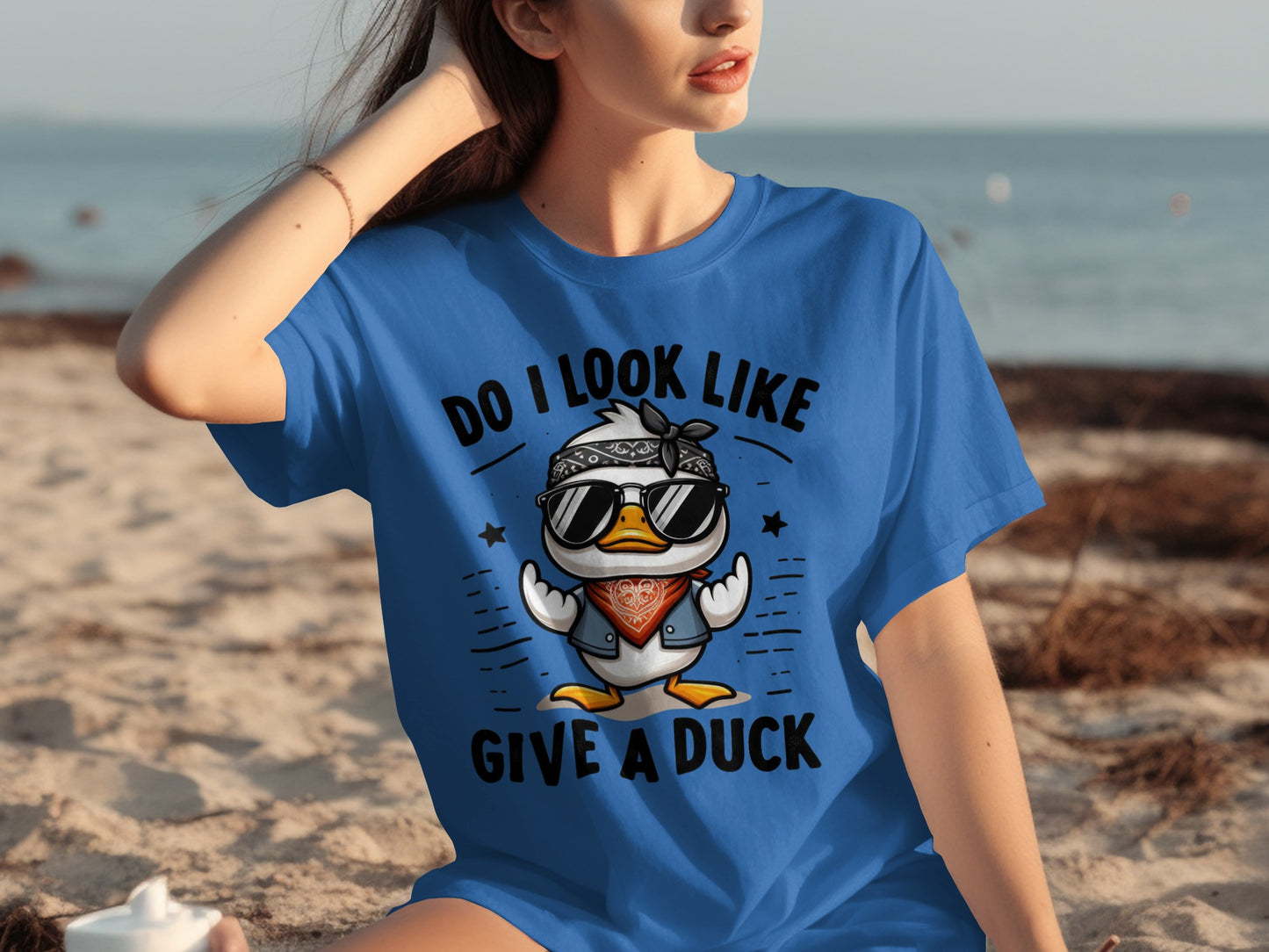 Do I Look Like Give A Duck Funny Graphic T-Shirt