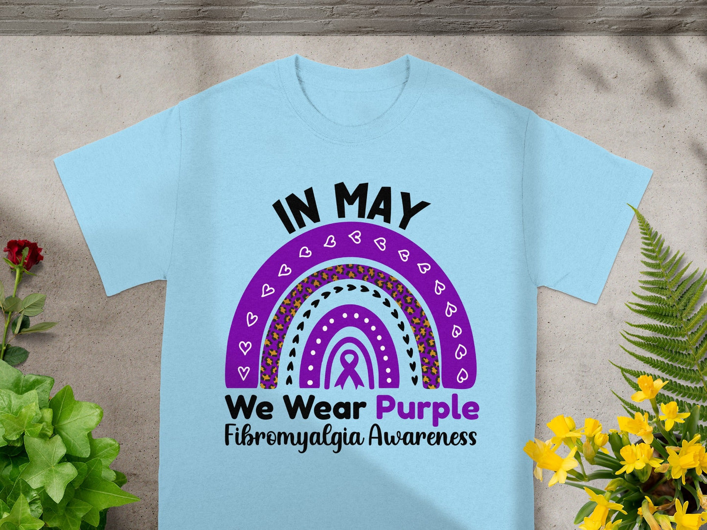In May We Wear Purple Fibromyalgia Awareness Shirt