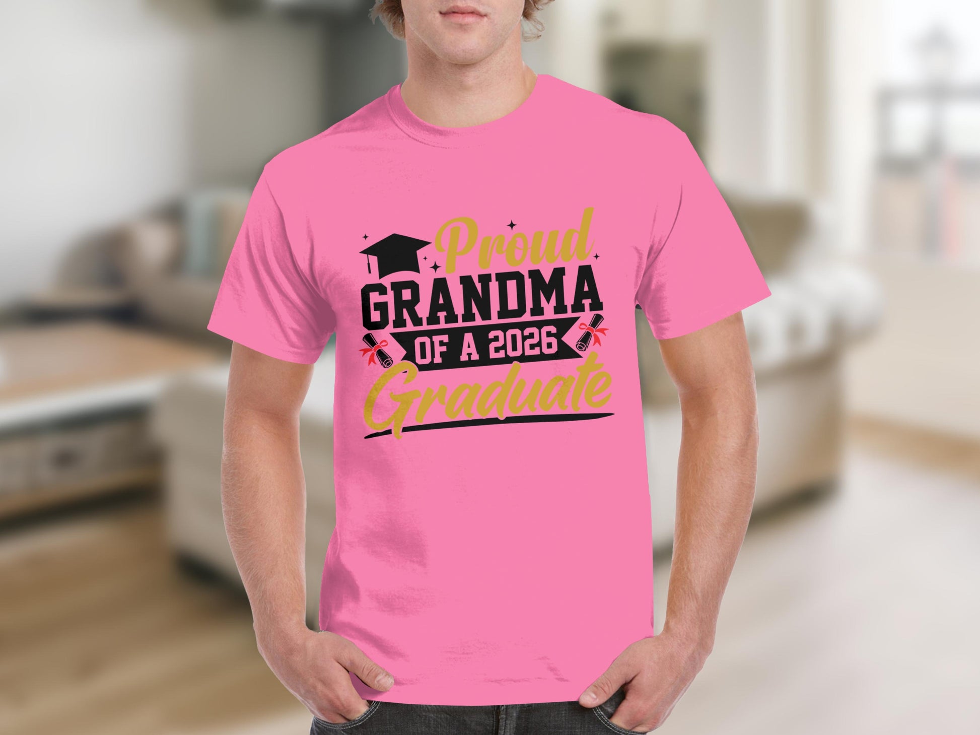 Proud Grandma of a 2026 Graduate T-shirt