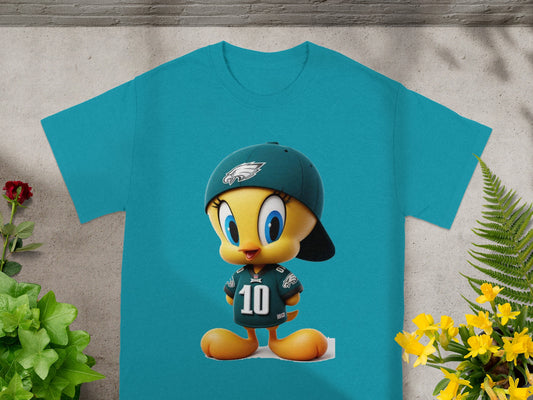 Tweety Bird Wearing Jersey Cartoon Character Shirt