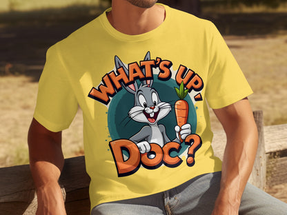 What's Up Doc Bugs Bunny Yellow T-Shirt