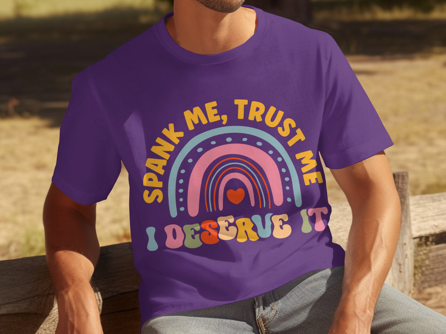 Spank Me Trust Me I Deserve It Graphic Tee