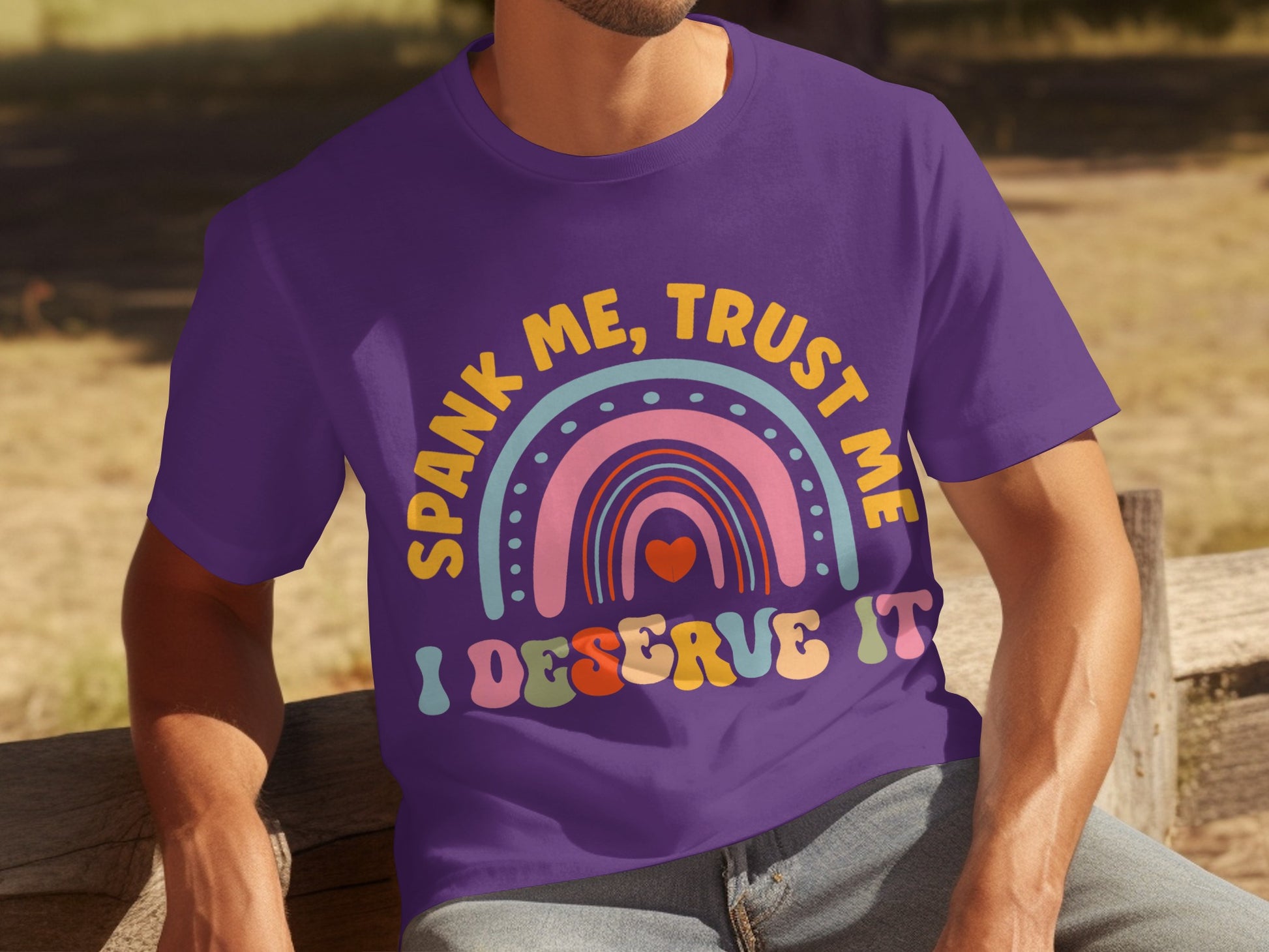 Spank Me Trust Me I Deserve It Graphic Tee