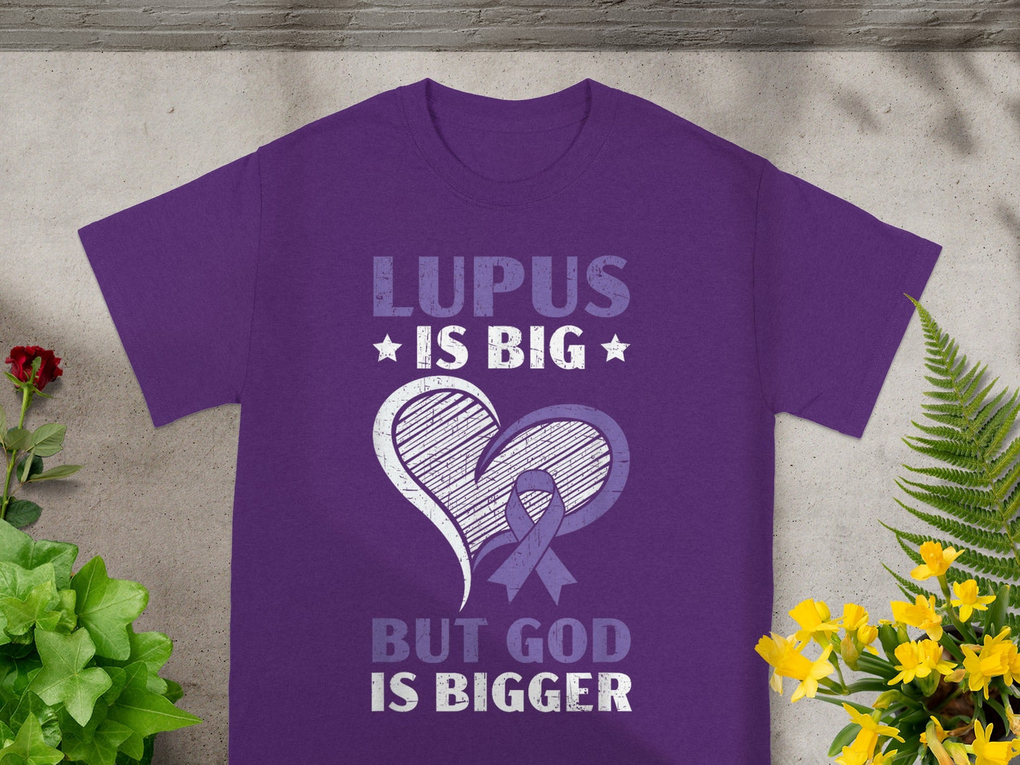 Lupus Is Big But God Is Bigger Inspirational Shirt