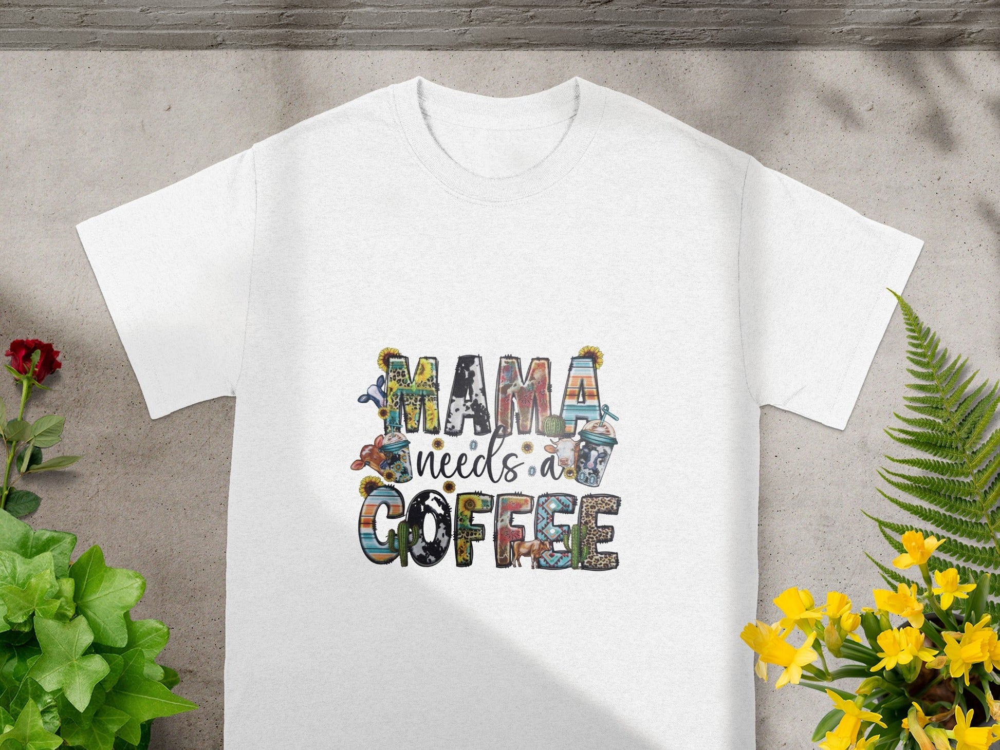 Mama Needs Coffee Graphic Printed T-shirt