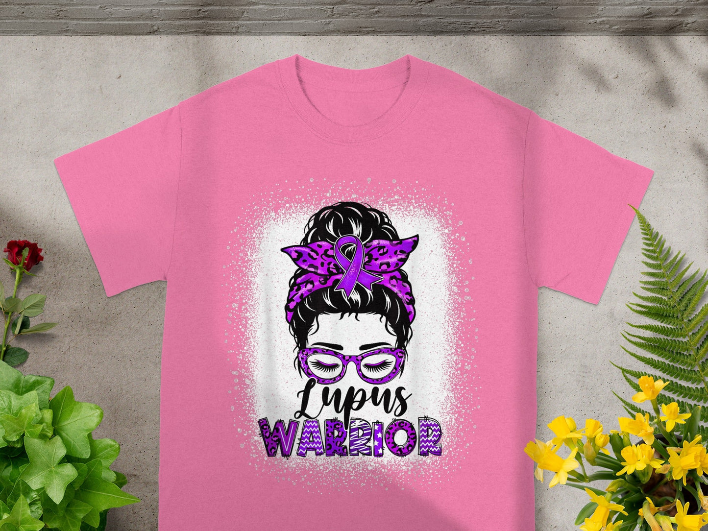 Lupus Warrior Graphic T-Shirt with Glasses and Bandana