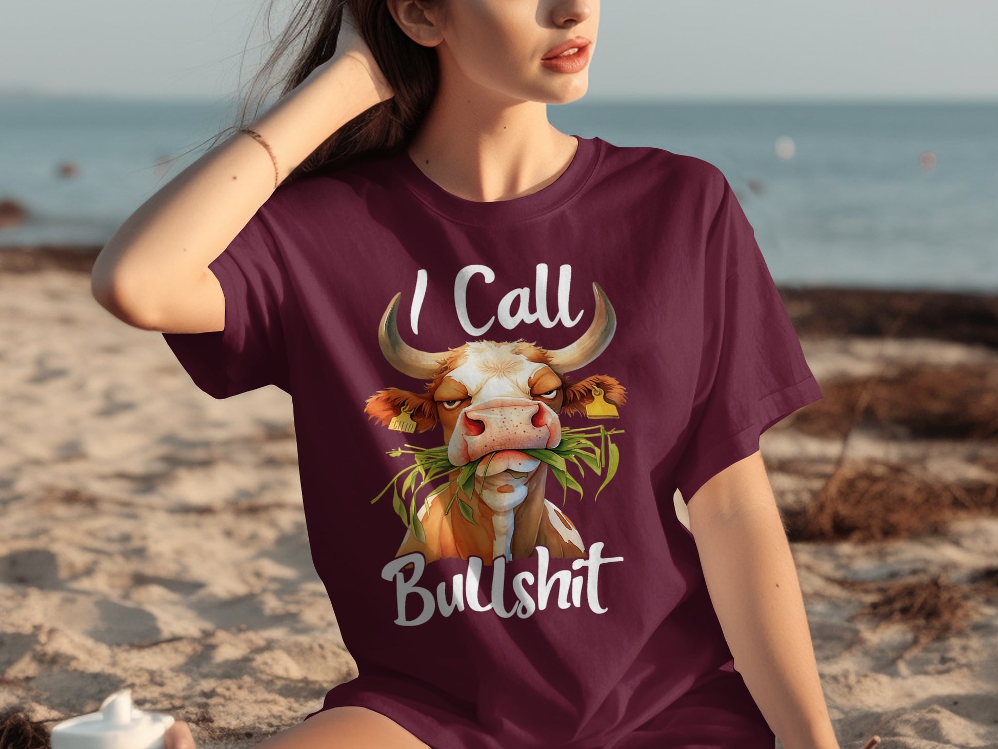 I Call Bullshit Funny Graphic Tee Shirt