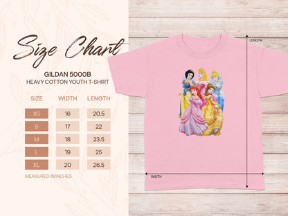 GILDAN 5000B Youth Princess Pink T-Shirt product type