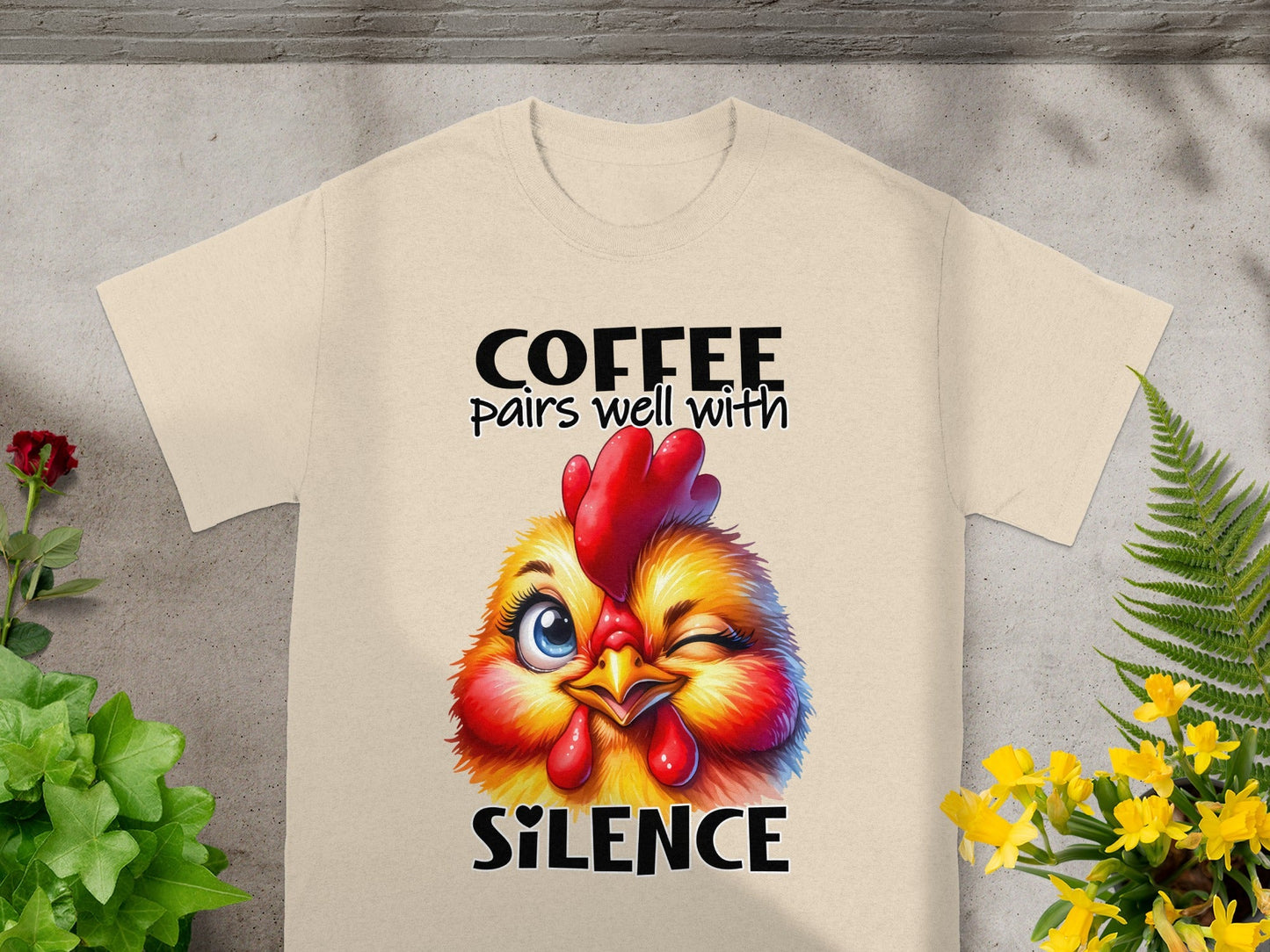 Coffee Pairs Well With Silence Graphic Tee