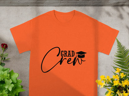 Grad Crew Shirt with Cap Graphic for Graduates