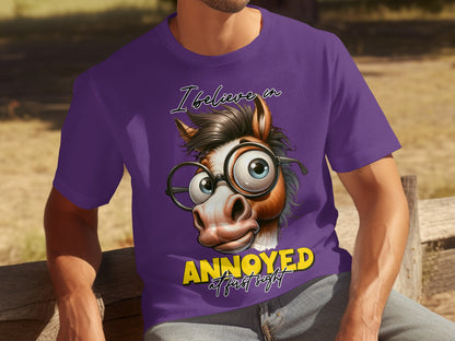 I Believe In Annoyed At First Sight Humorous Shirt