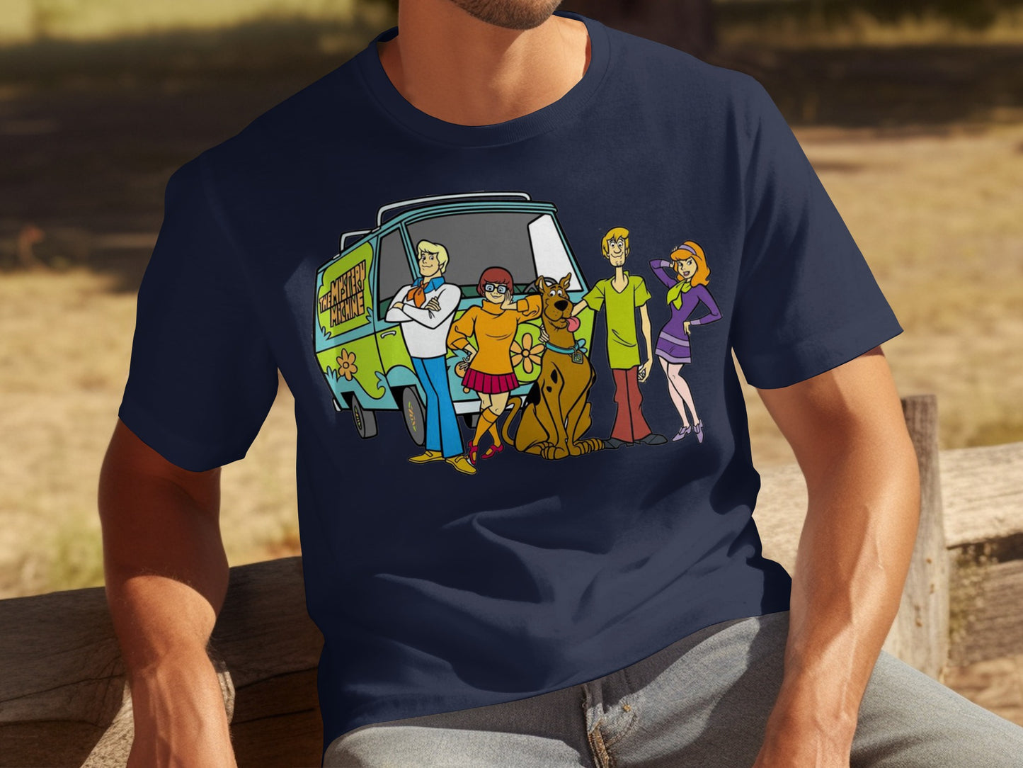 Scooby-Doo and Mystery Machine Graphic T-Shirt