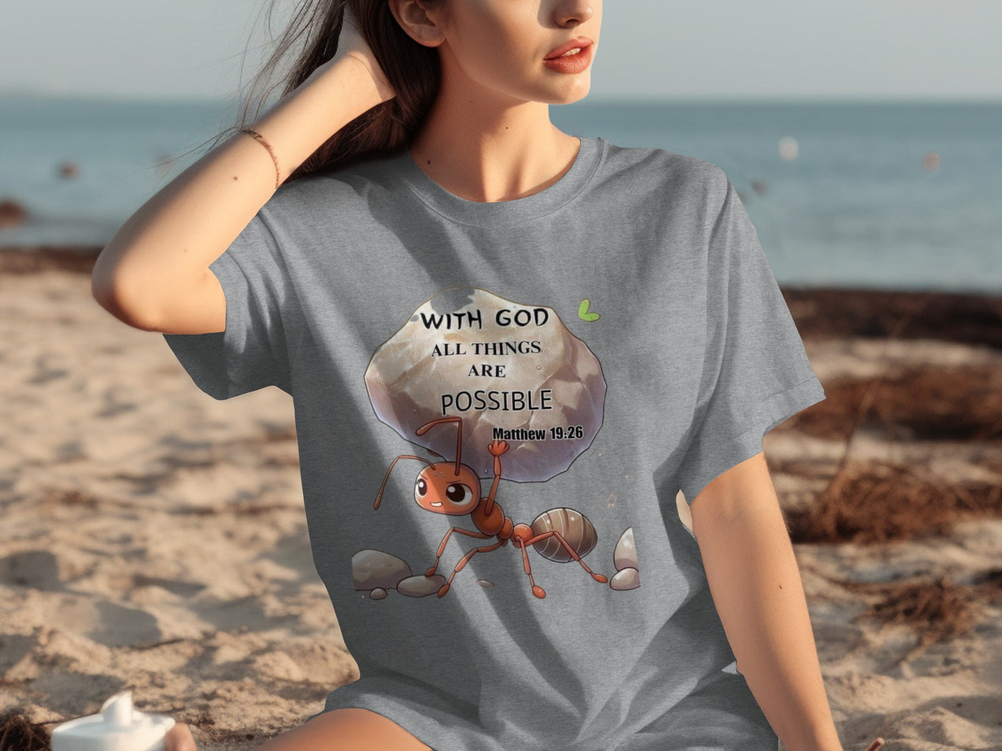 With God All Things Are Possible Matthew 19:26 Shirt
