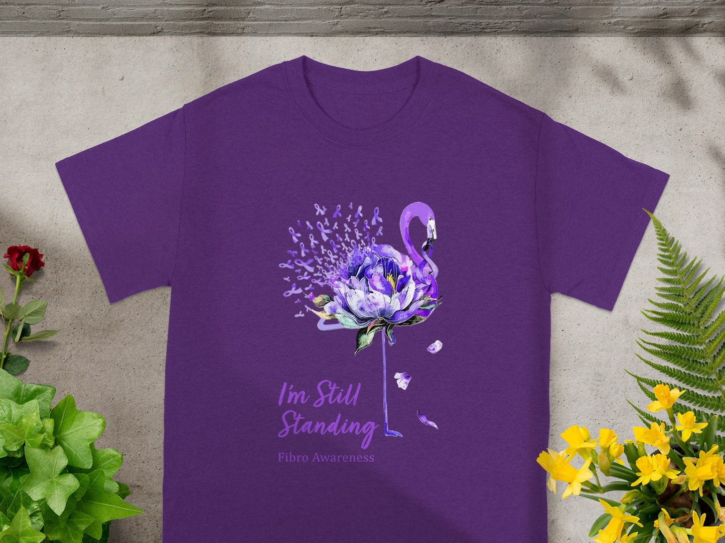 I'm Still Standing Fibro Awareness Graphic T-Shirt