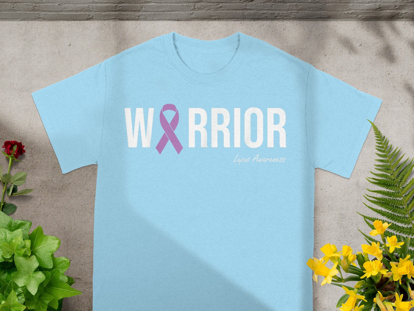 Warrior Lupus Awareness Graphic T-Shirt for Support