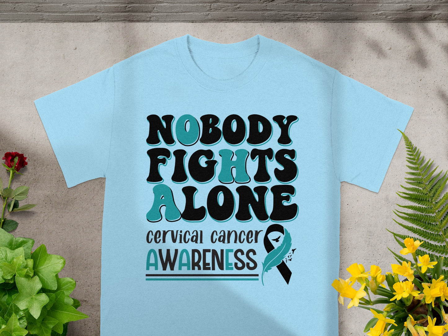 Nobody Fights Alone Cervical Cancer Awareness product