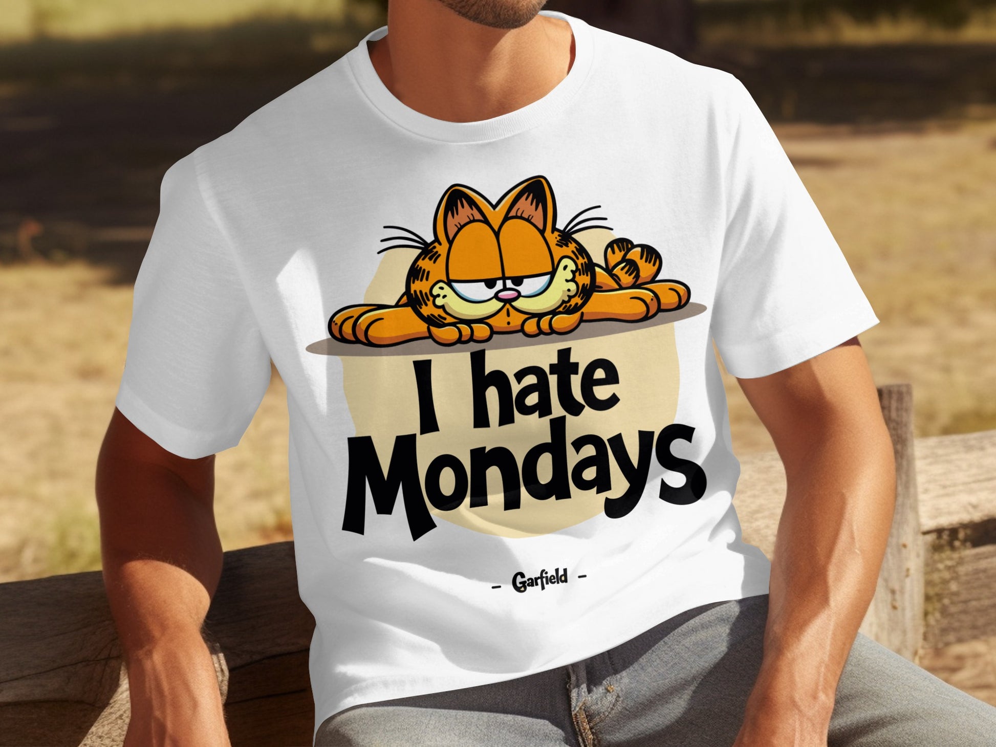I Hate Mondays Garfield Graphic T-Shirt