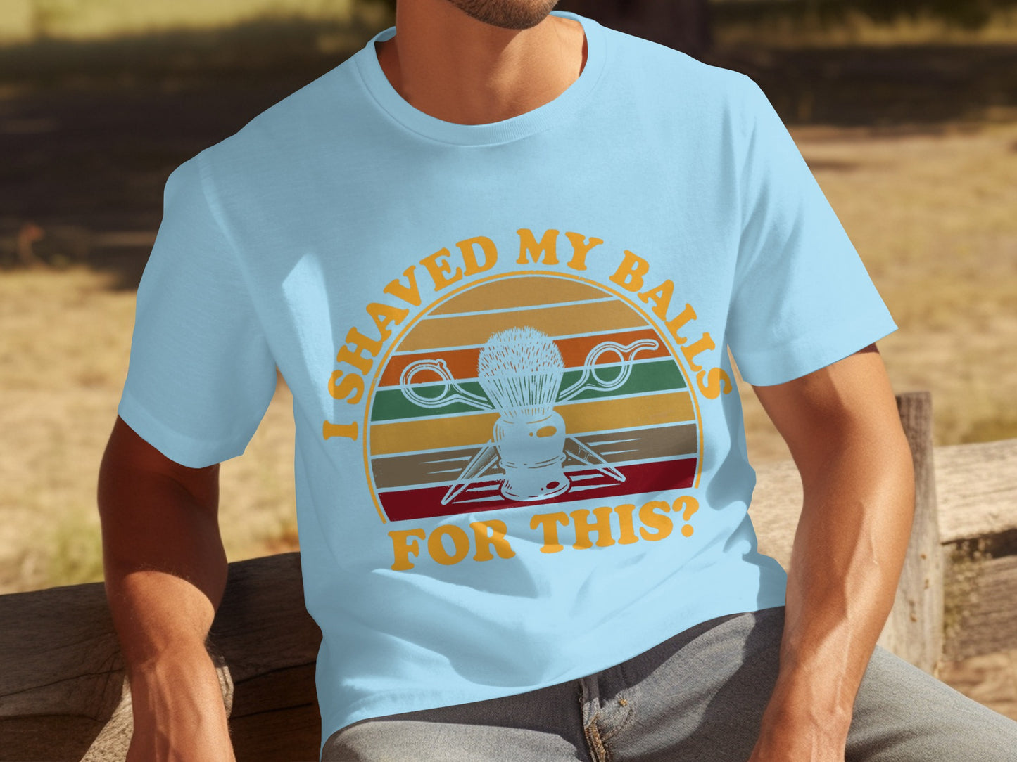 I Shaved My Balls For This Colorful Graphic T-Shirt