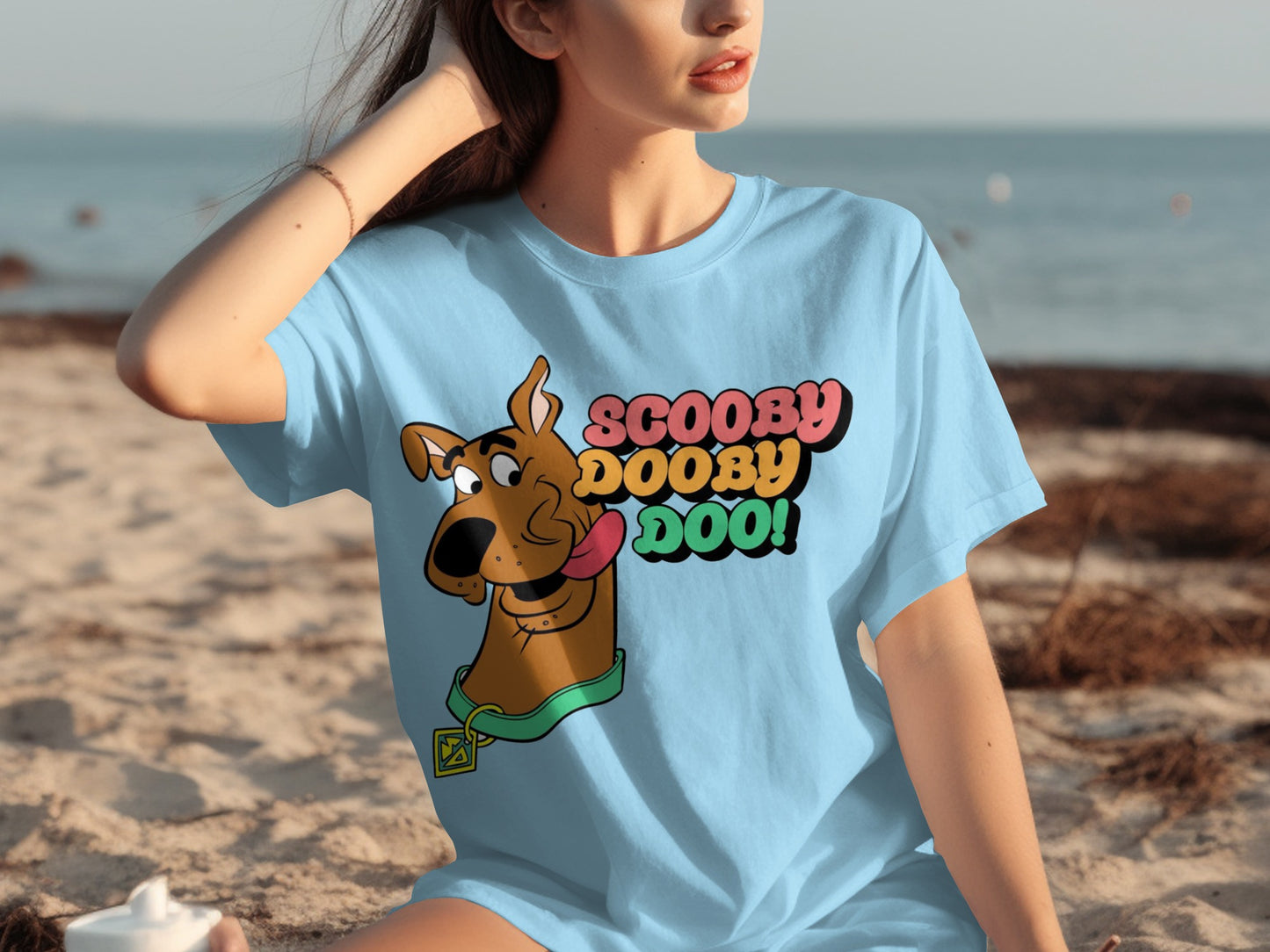 Scooby Dooby Doo Graphic Tee with Fun Design