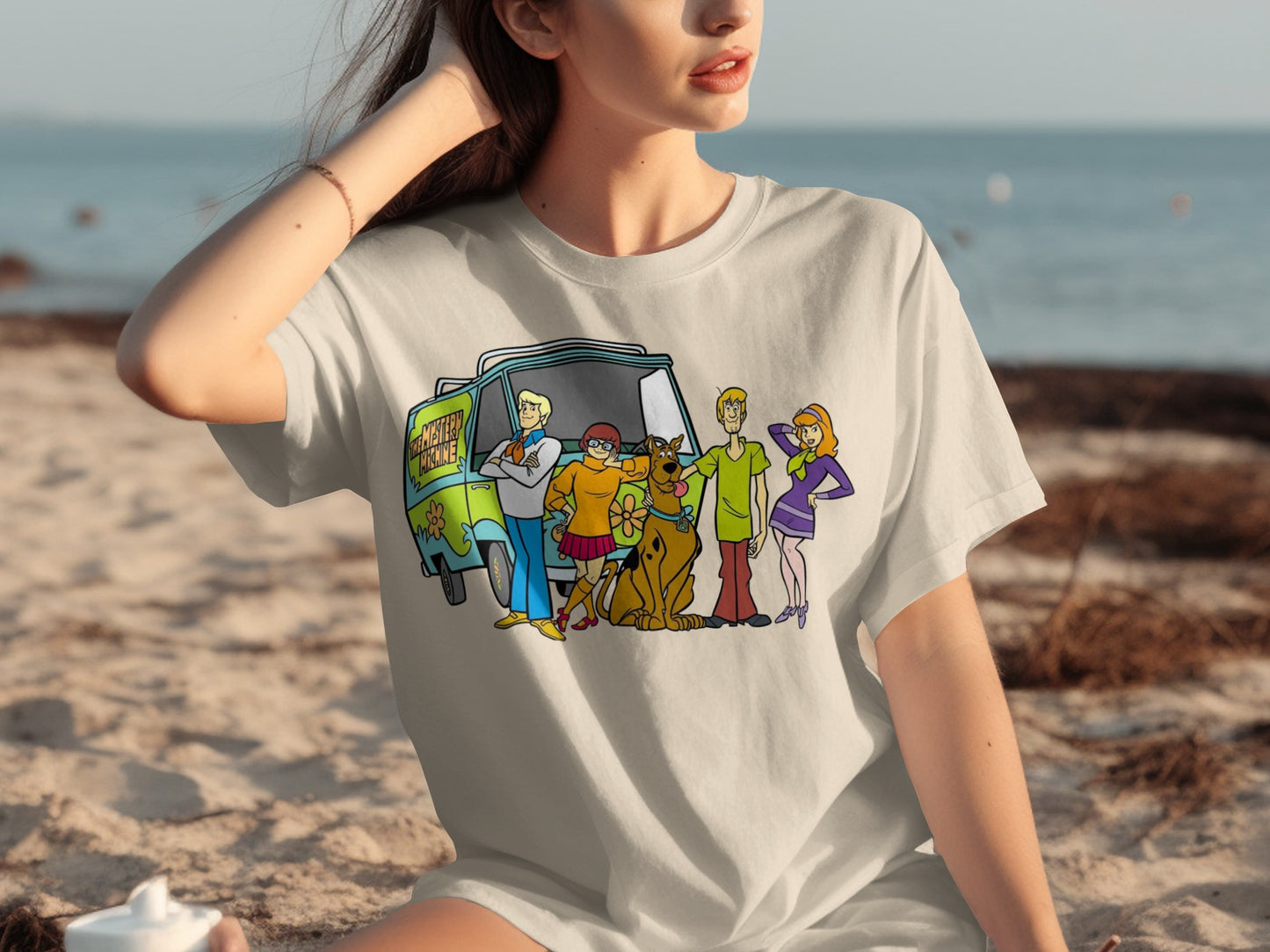Mystery Machine Gang Beach Adventure T-shirt
