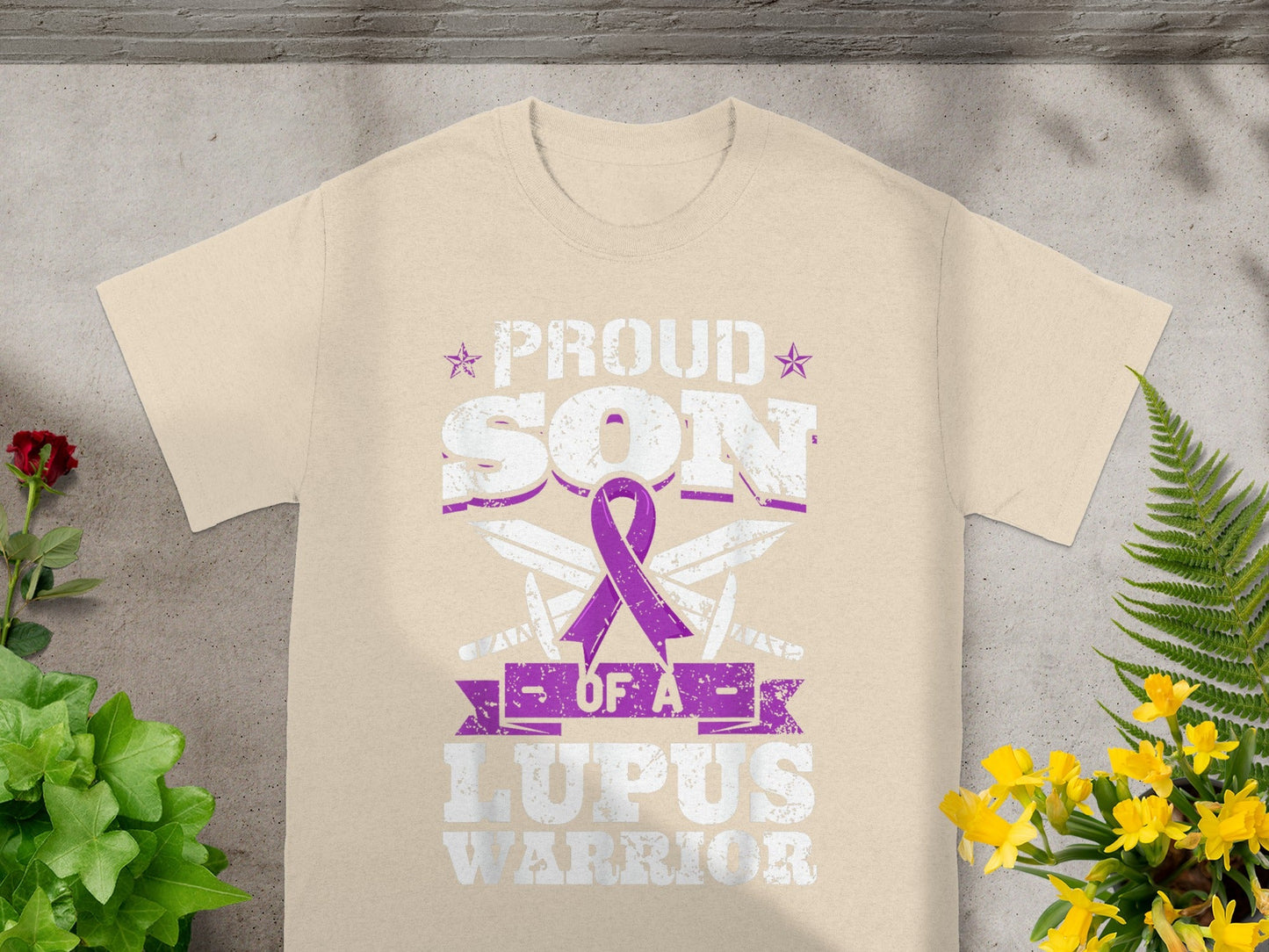 Proud Son of a Lupus Warrior Awareness Shirt