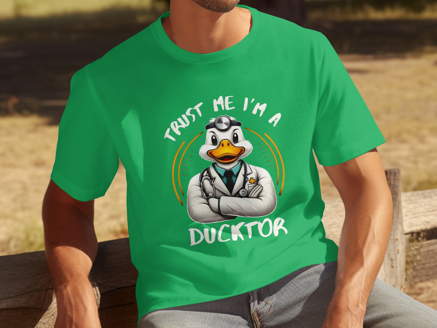 Trust Me I'm A Ducktor Funny Graphic T-Shirt