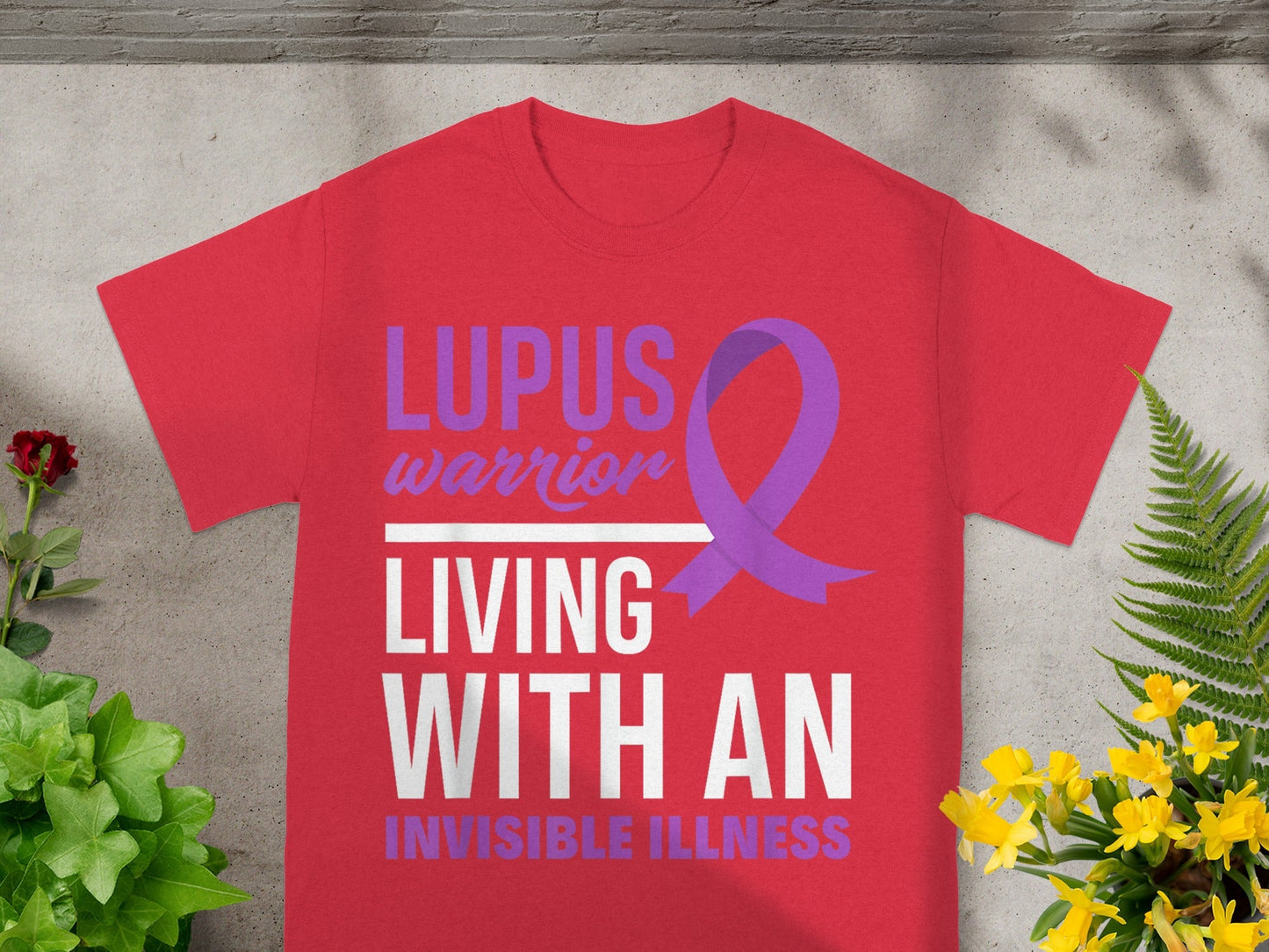 Lupus Warrior Living With An Invisible Illness T-shirt