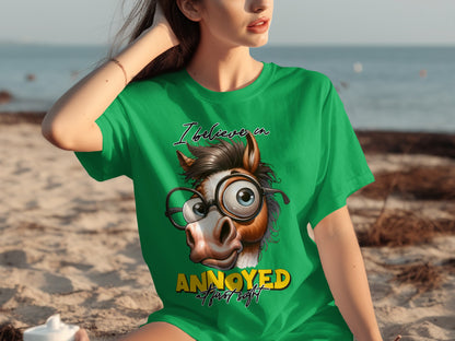 I Believe In Annoyed At First Sight Graphic T-Shirt