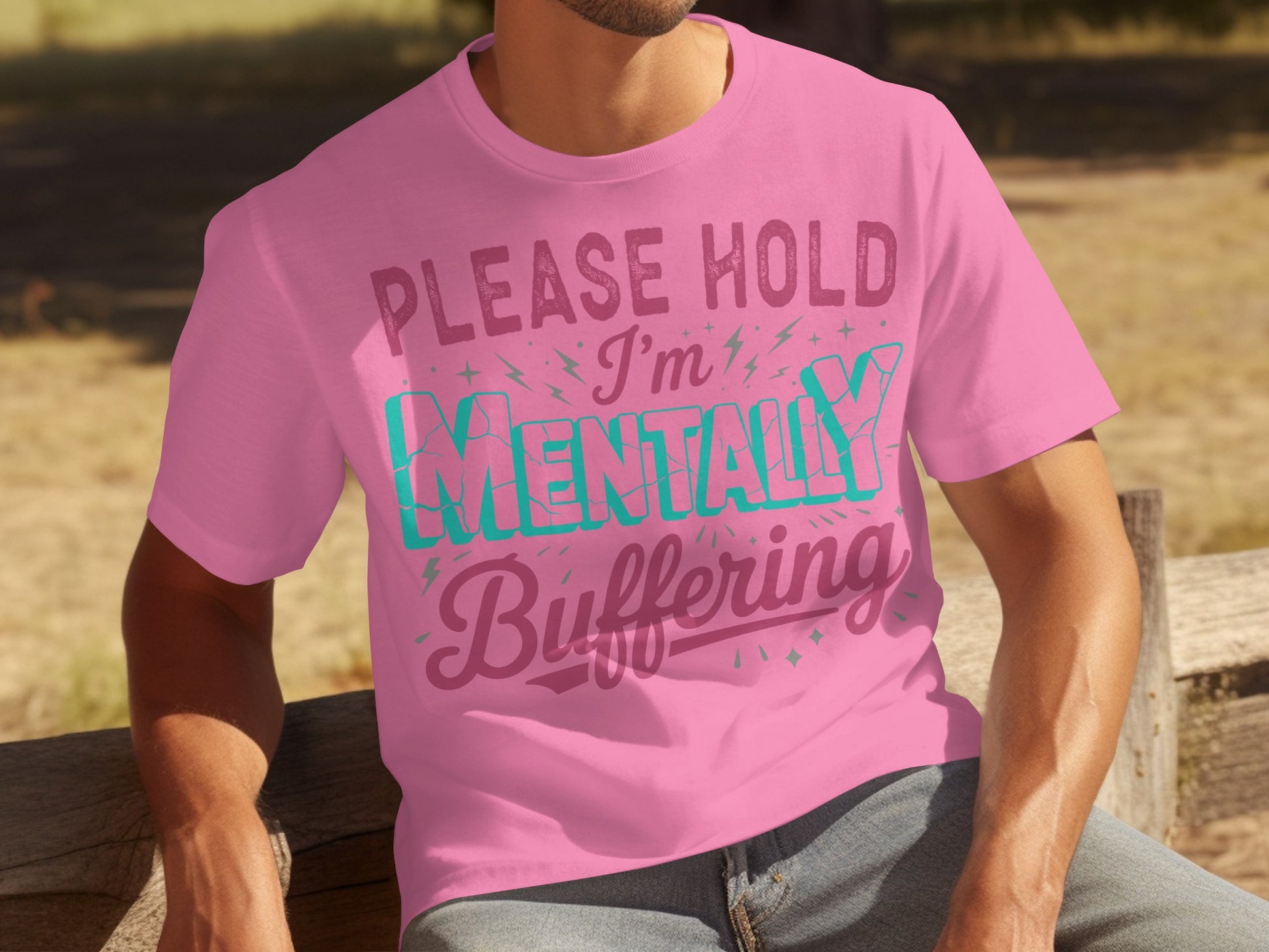 Please Hold I'm Mentally Buffering T-Shirt