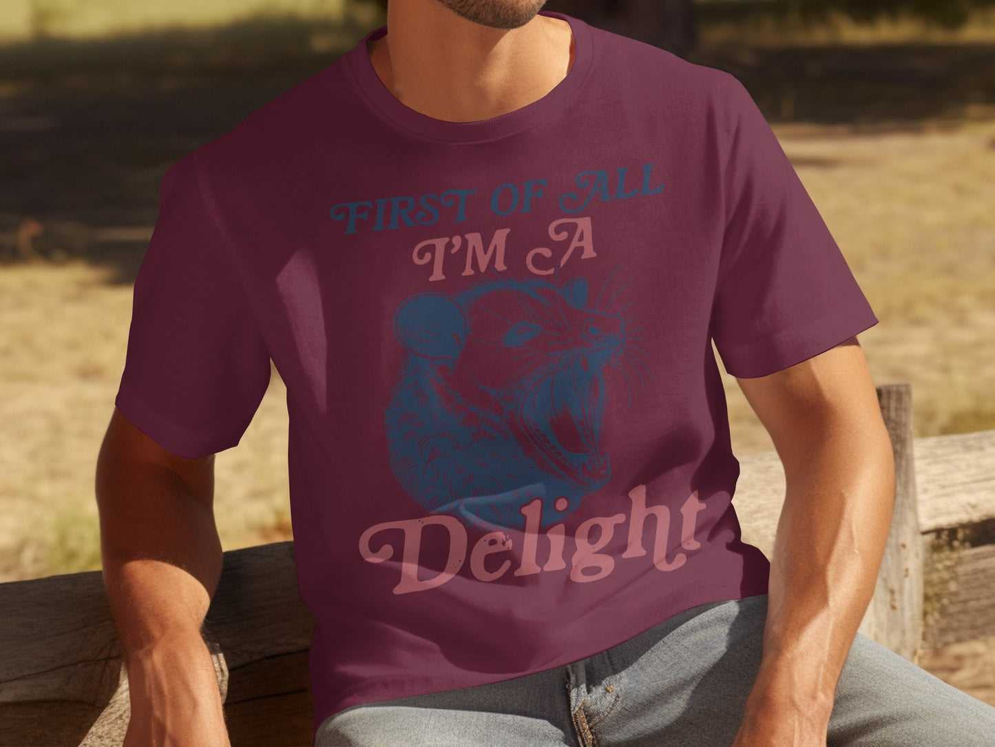 First of All I'm a Delight Graphic T-shirt