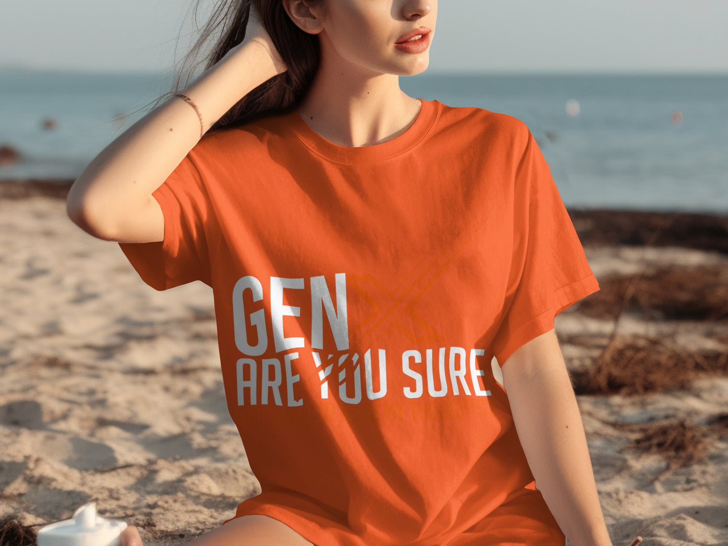 Gen Are You Sure Bold Print T-Shirt