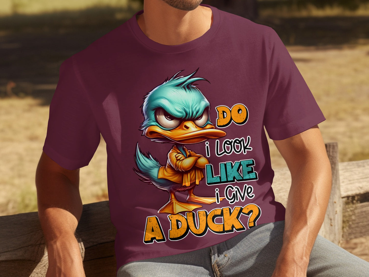 Do I Look Like I Give A Duck Graphic T-Shirt