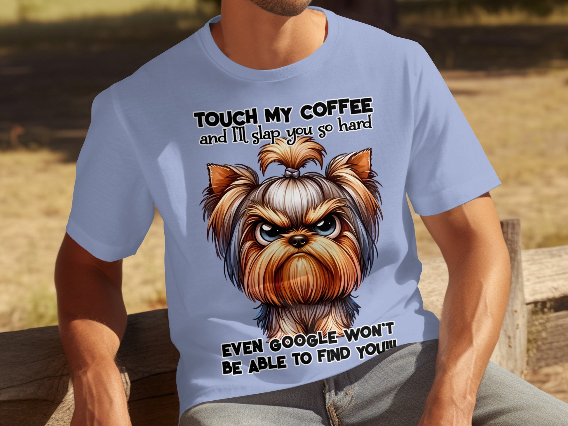 Touch My Coffee Slap You So Hard Dog Shirt