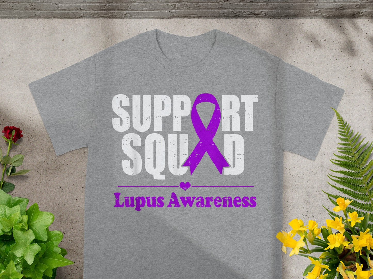 Support Squad Lupus Awareness Ribbon Shirt Product
