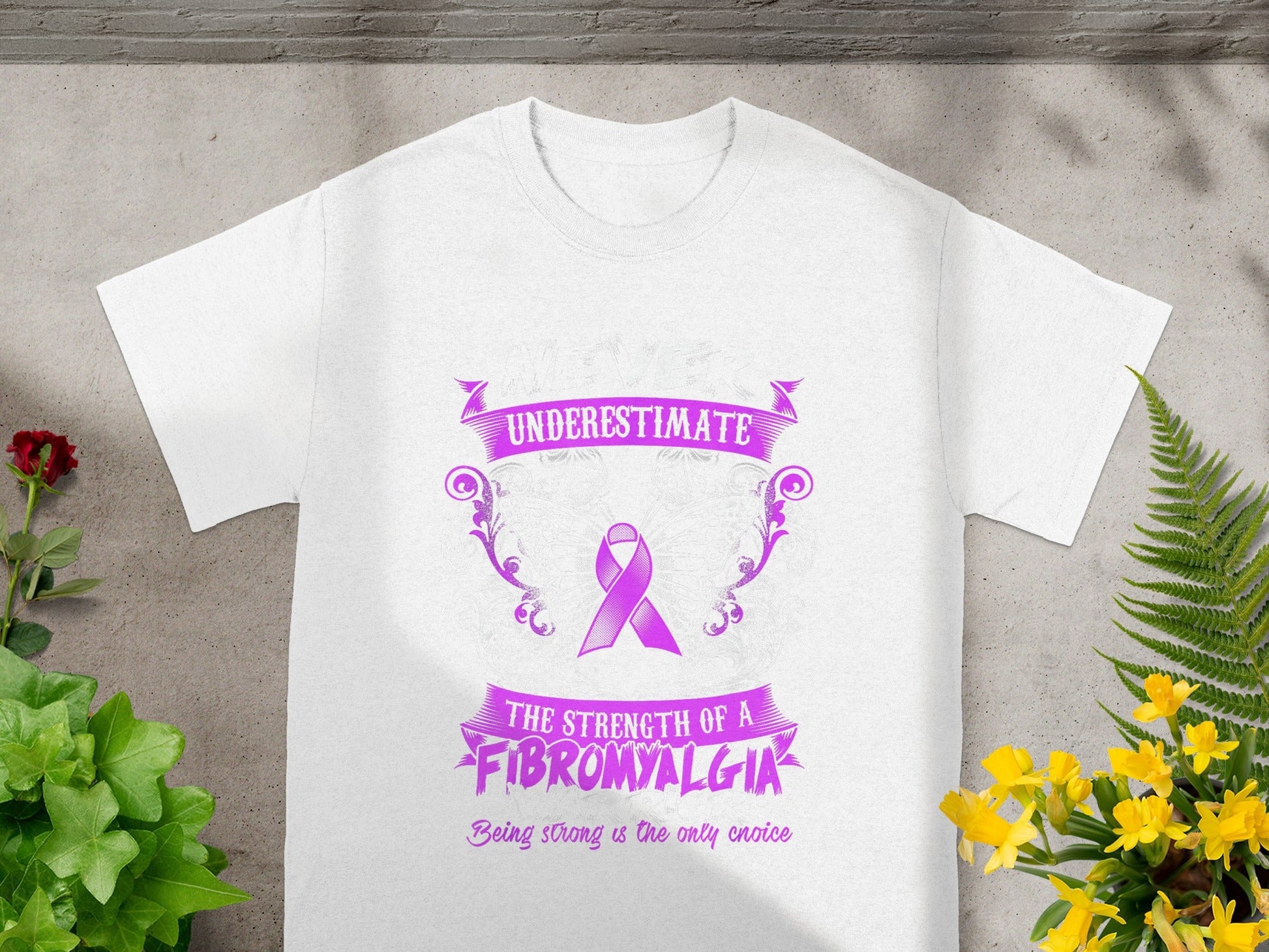 The Strength of a Fibromyalgia Being Strong choice shirt