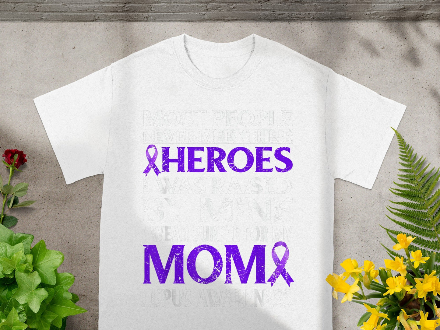 Heroes Mom Lupus Awareness T-Shirt