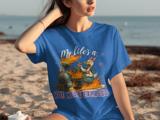 My Life's a Hot Mess Express Graphic Tee