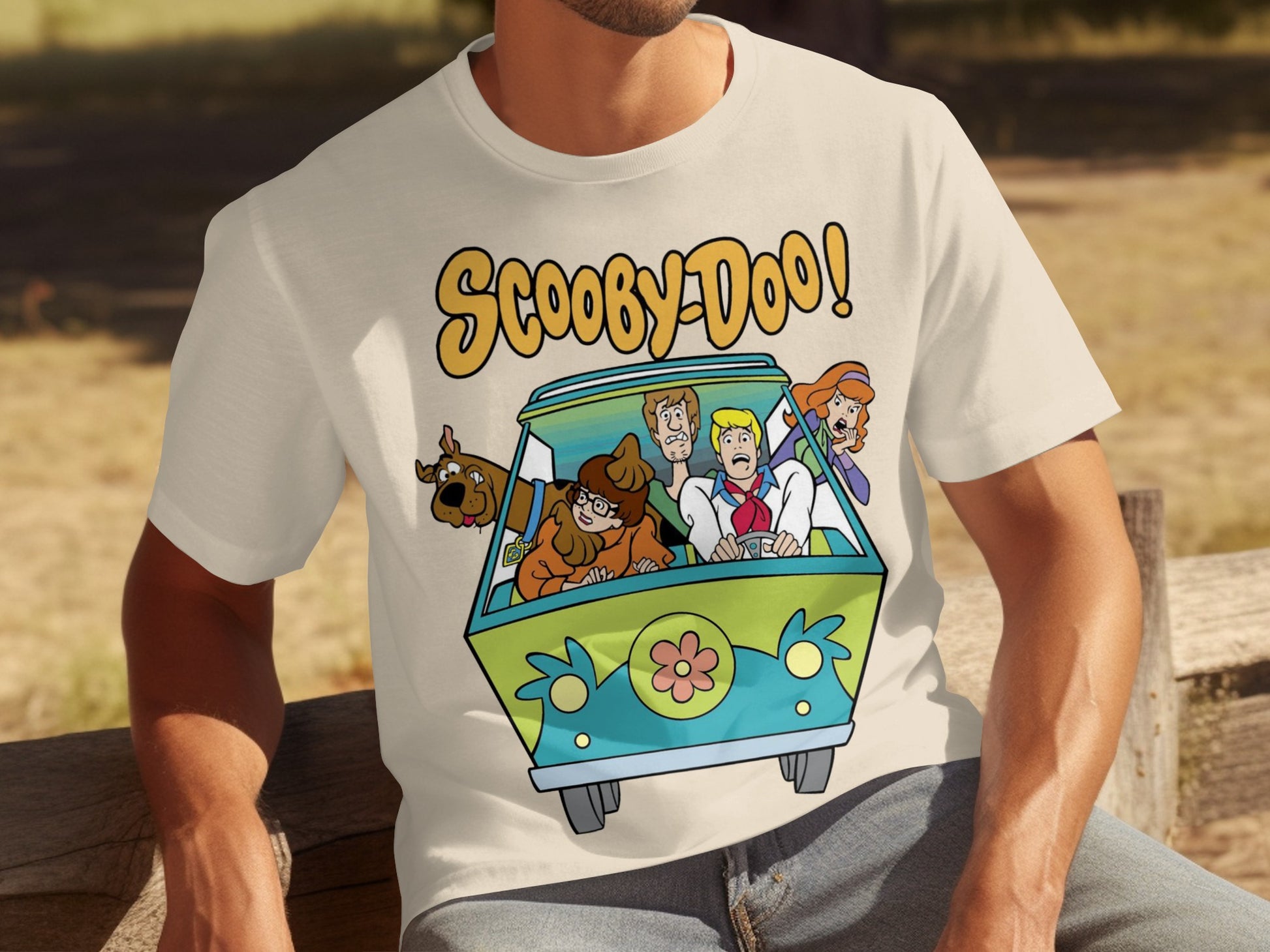 Scooby-Doo and Mystery Machine Graphic T-Shirt